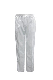 WHITE WORK PANTS - Elasticated Waist | Polyester | Drawstring